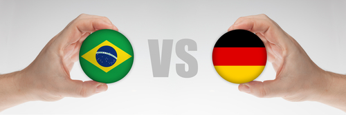 World Cup Semifinal: Brazil vs Germany! Bravsger