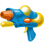 Celebrate Songkran with your Camfrog friends Water-gun-blue